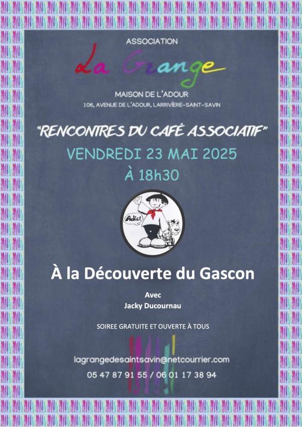Flyer cafe associatif n 2 gascon 23 mai