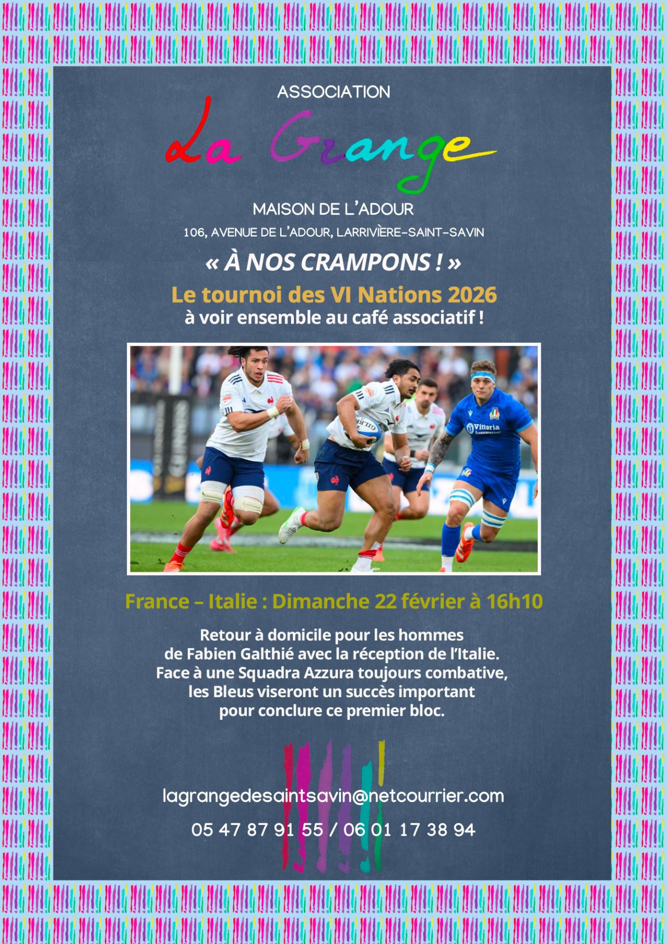 Flyer cafe associatif rugby 3 italie
