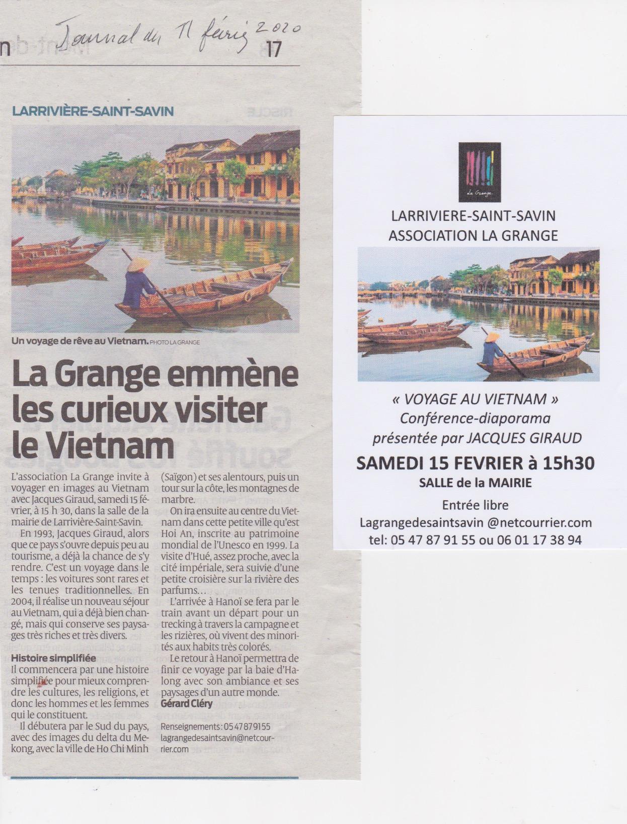 Exposition Vietnam - février 2020