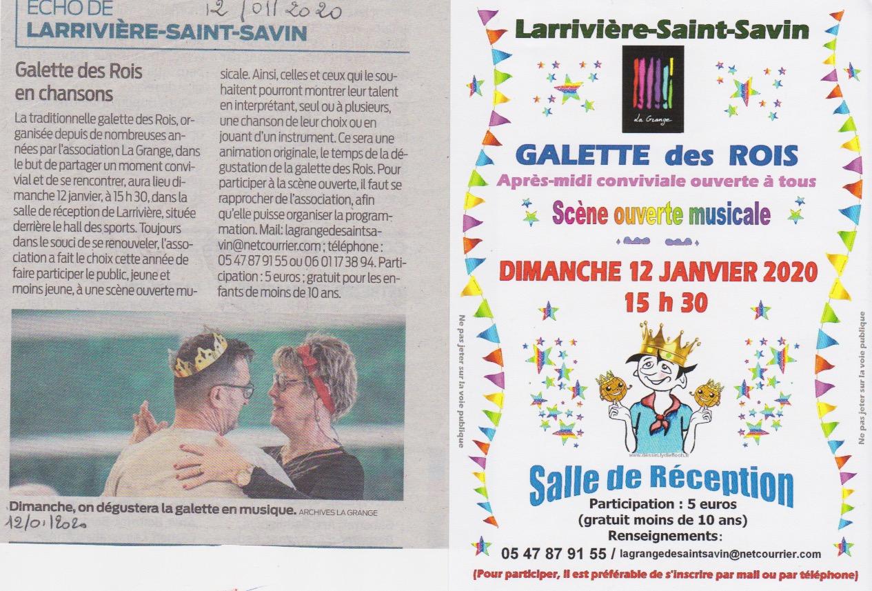Galette des rois - janvier 2020
